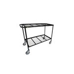 5 Star Mobile Shelf Trolley with Mesh Shelves 1200x450x900mm FS644299