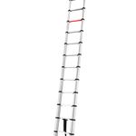 5 Star Telescopic 13 Tread Ladder with Stabiliser Aluminium FS646200