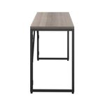 5 Star Lova Folding Rectangular Desk Grey Oak/Black FS646385