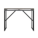 5 Star Lova Folding Rectangular Desk Grey Oak/Black FS646385