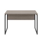 5 Star Vexo Desk with Modesty Panel 1200mm Grey Oak/Black FS646484