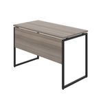 5 Star Vexo Desk with Modesty Panel 1200mm Grey Oak/Black FS646484