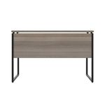 5 Star Vexo Desk with Modesty Panel 1200mm Grey Oak/Black FS646484