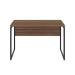 5 Star Vexo Desk with Modesty Panel 1200mm Dark Walnut/Black FS646613