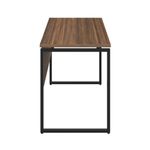 5 Star Vexo Desk with Modesty Panel 1200mm Dark Walnut/Black FS646613