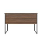 5 Star Vexo Desk with Modesty Panel 1200mm Dark Walnut/Black FS646613
