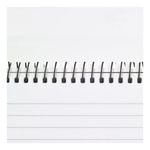 5 Star Spiral Shorthand Notebook Ruled 60gsm 300 Page 127x200mm Black/White (Pack of 5) 646964