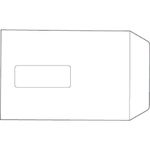 5 Star C5 Window Pocket Envelope Press Seal 90gsm 229x162mm White (Pack of 500) 652516