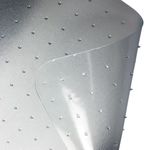 5 Star Carpet Chairmat with Gripper Backing PVC Clear 116x150cm 667938