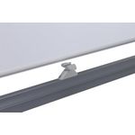 5 Star 1500 x 1200mm Mobile Double Sided Magnetic Whiteboard FS668152