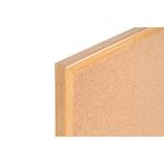 5 Star Cork Noticeboard Oak Effect Frame 900x600mm FS669041