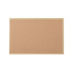 5 Star Cork Noticeboard Oak Effect Frame 1800x1200mm FS669062