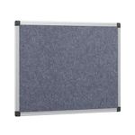 5 Star Fire Retardant Noticeboard 600x900mm Grey FS669100