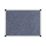 5 Star Fire Retardant Noticeboard 1800x1200mm Grey FS669104