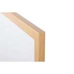5 Star Magnetic Drywipe Whiteboard Wood Frame 600x900mm FS669106