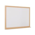 5 Star Magnetic Drywipe Whiteboard Wood Frame 1200x900mm FS669113