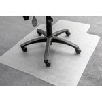 5 Star Chair Mat For Carpets PVC Lipped 900x1200mm Clear/Transparent 670940