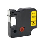 Five Star Non-OEM Replacement for Dymo 45018 Black on Yellow 12mm x 7m FS671601