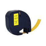 Five Star Non-OEM Replacement for Dymo 91202 Black on Yellow 12mm x 4m FS671661