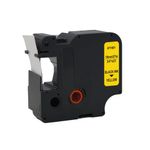 Five Star Non-OEM Replacement for Dymo 45808 Black on Yellow 19mm x 7m FS671921