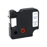 Five Star Non-OEM Replacement for Dymo 40914 Blue on White 9mm x 7m FS672454