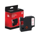 Five Star Non-OEM Replacement for Dymo 40915 Red on White 9mm x 7m FS672460