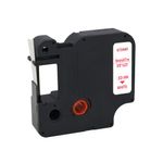 Five Star Non-OEM Replacement for Dymo 40915 Red on White 9mm x 7m FS672460