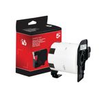 Five Star Non-OEM Replacement for Brother DK-11209 Black on White 62mm x 29mm 800/Roll FS672697