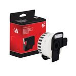 Five Star Non-OEM Replacement for Brother DK-22225 Black on White 38mm x 30.48m FS673037