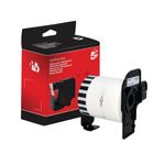 Five Star Non-OEM Replacement for Brother DK-22113 Black on Clear 62mm x 15.24m FS673209