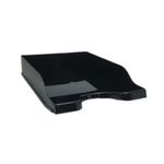 5 Star Self Stacking Letter Tray Black FS676658