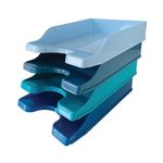 5 Star Letter Tray Cool Breeze (Pack of 4) FS676683