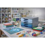 5 Star 6 Drawer Tower 180mm 6x30mm Cool Breeze/Grey FS676750