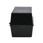 5 Star Card Index Box 6x4 Inch Black FS676812