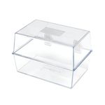 5 Star Card Index Box 6x4 Inch Crystal FS677017