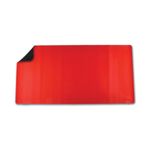 5 Star Double Sided Heat-Resistant Desk Mat 800x400mm Faux Leather Black/Red