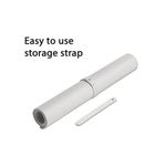 5 Star Double Sided Heat-Resistant Desk Mat 800x400mm Faux Leather Grey/White