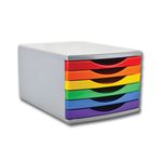 5 Star 6 Drawer Tower 6x30mm 180mm Rainbow FS677826