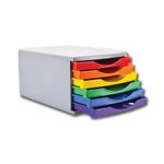 5 Star 6 Drawer Tower 6x30mm 180mm Rainbow FS677826