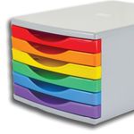 5 Star 6 Drawer Tower 6x30mm 180mm Rainbow FS677826