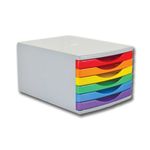 5 Star 6 Drawer Tower 6x30mm 180mm Rainbow FS677826