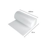 5 Star Bubble Wrap Roll Small Bubble 600mmx25m Clear FS678807