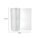 5 Star Bubble Film Roll Small Bubble 1500mmx100m Clear FS678976