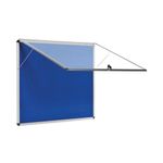 5 Star Glazed Fire Retardant Noticeboard 8x A4 Sheets Blue FS679333