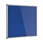 5 Star Glazed Fire Retardant Noticeboard 15x A4 Sheets Blue FS679338