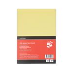 5 Star A4 Assorted Card 160gsm Pack of 70 FS679993