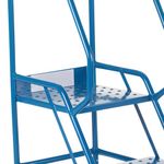 5 Star UK Domed Feet Punched 2 Tread Steps Blue FS687549