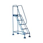 5 Star UK Domed Feet Punched 5 Tread Steps Blue FS687644