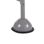 5 Star UK Domed Feet Anti-Slip 2 Tread Steps Grey FS687747