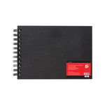 5 Star Hardback Spiral Sketchbook A4 Landscape 50 Sheets FS688029